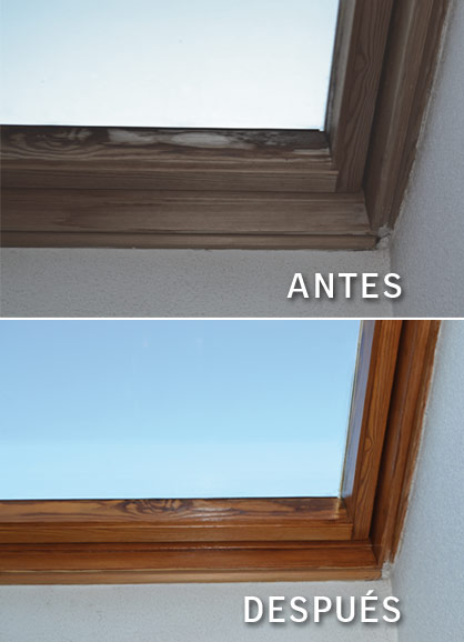 Servicio de restauración de ventanas de tejado velux